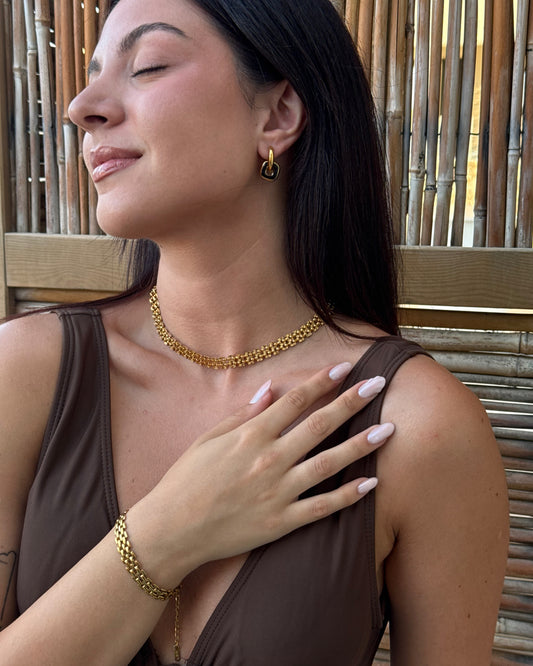Iris gold bracelet