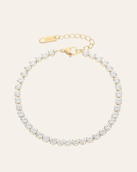 Tennis classic gold bracelet