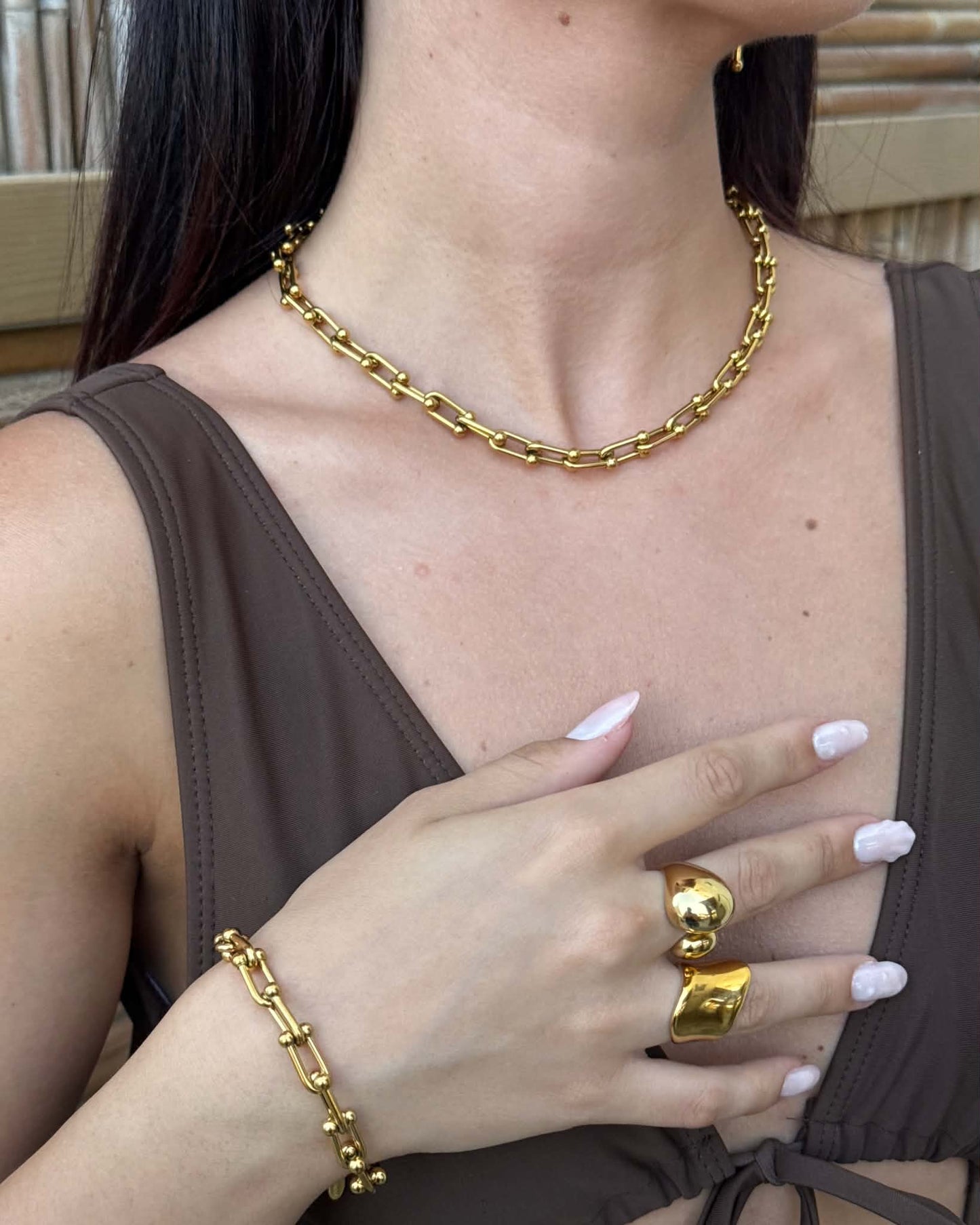 U-Links gold bracelet