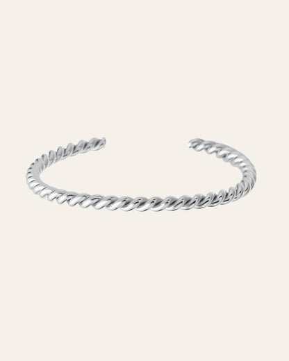 Ariadne silver cuff