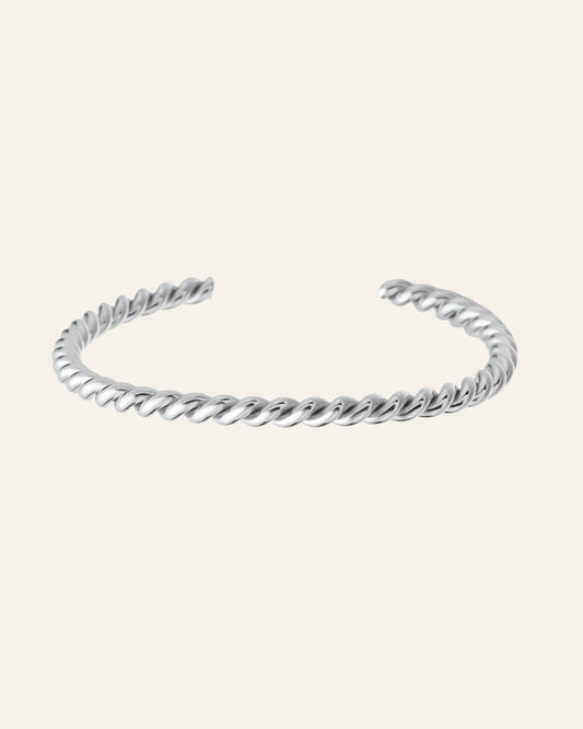 Ariadne silver cuff