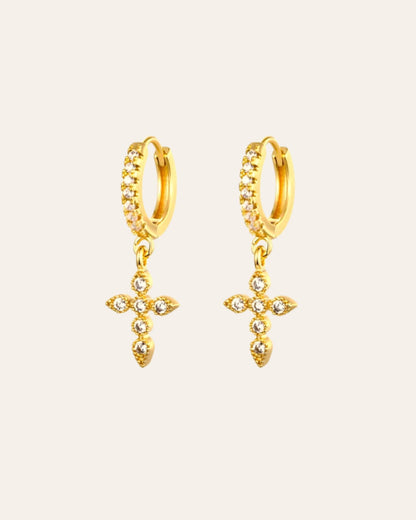 Celeste gold hoops