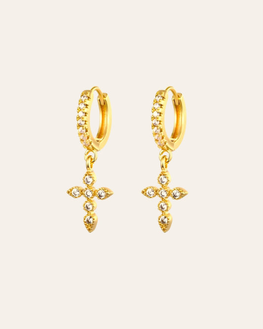 Celeste gold hoops