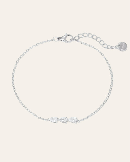 Trinity silver bracelet