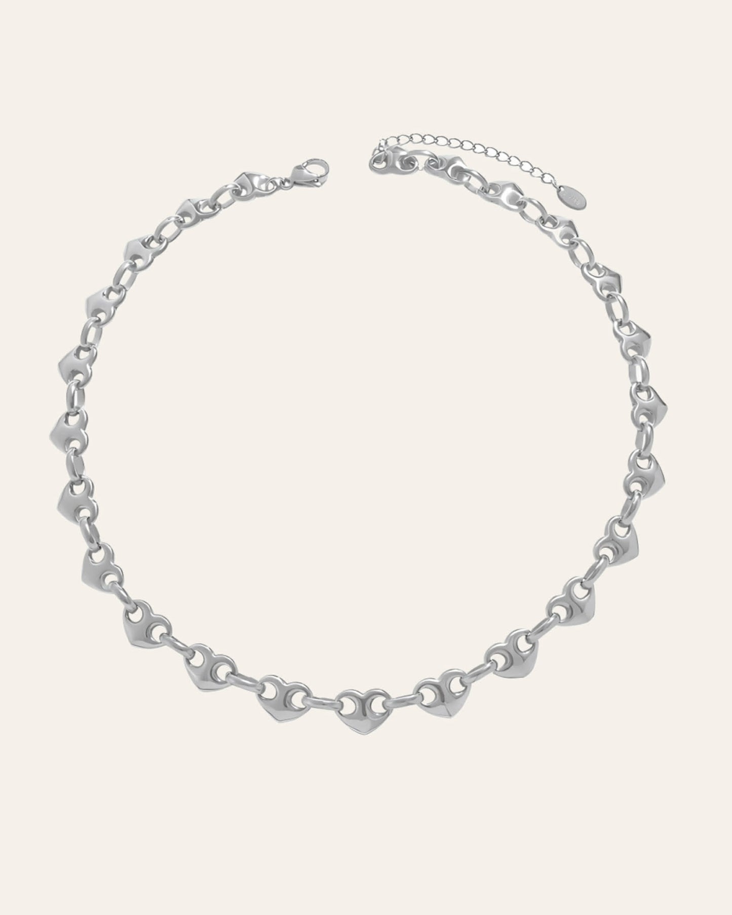 Love link silver chain