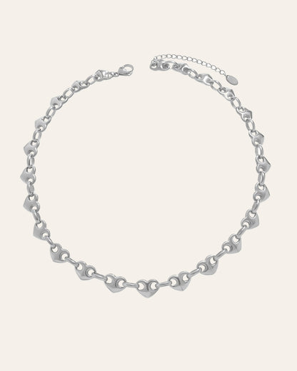 Love link silver chain