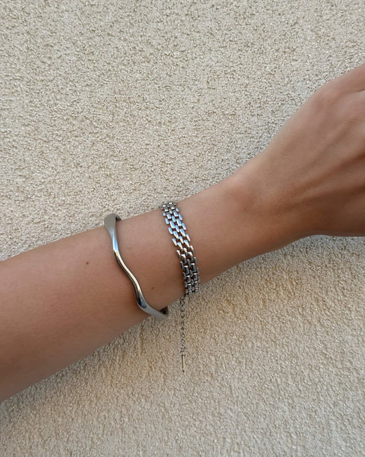 Iris silver bracelet