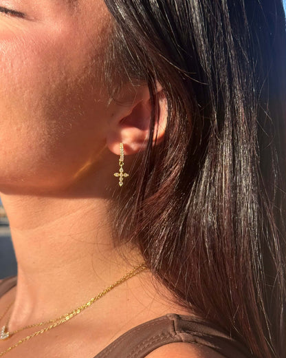 Celeste gold hoops