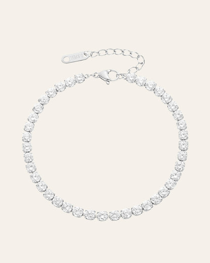 Tennis classic silver bracelet