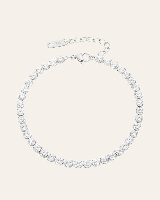 Tennis classic silver bracelet