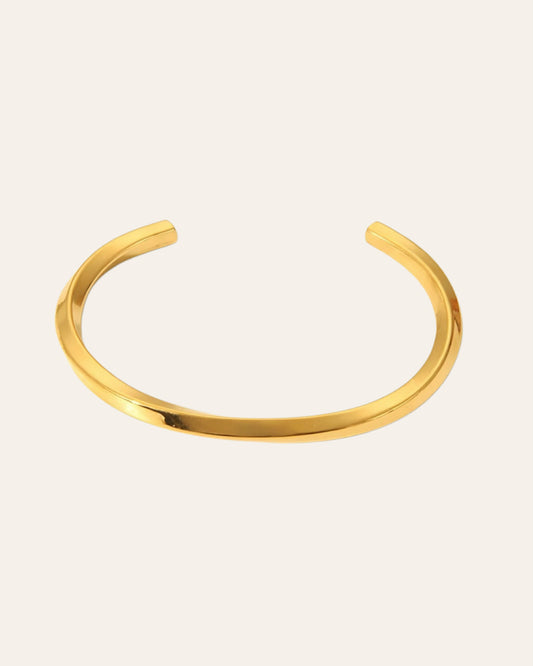Flow gold cuff