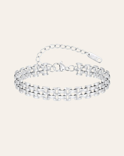 Iris silver bracelet