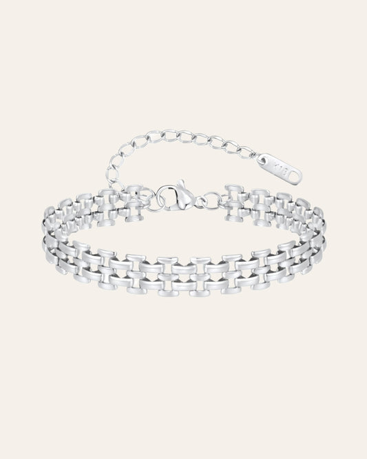 Iris silver bracelet